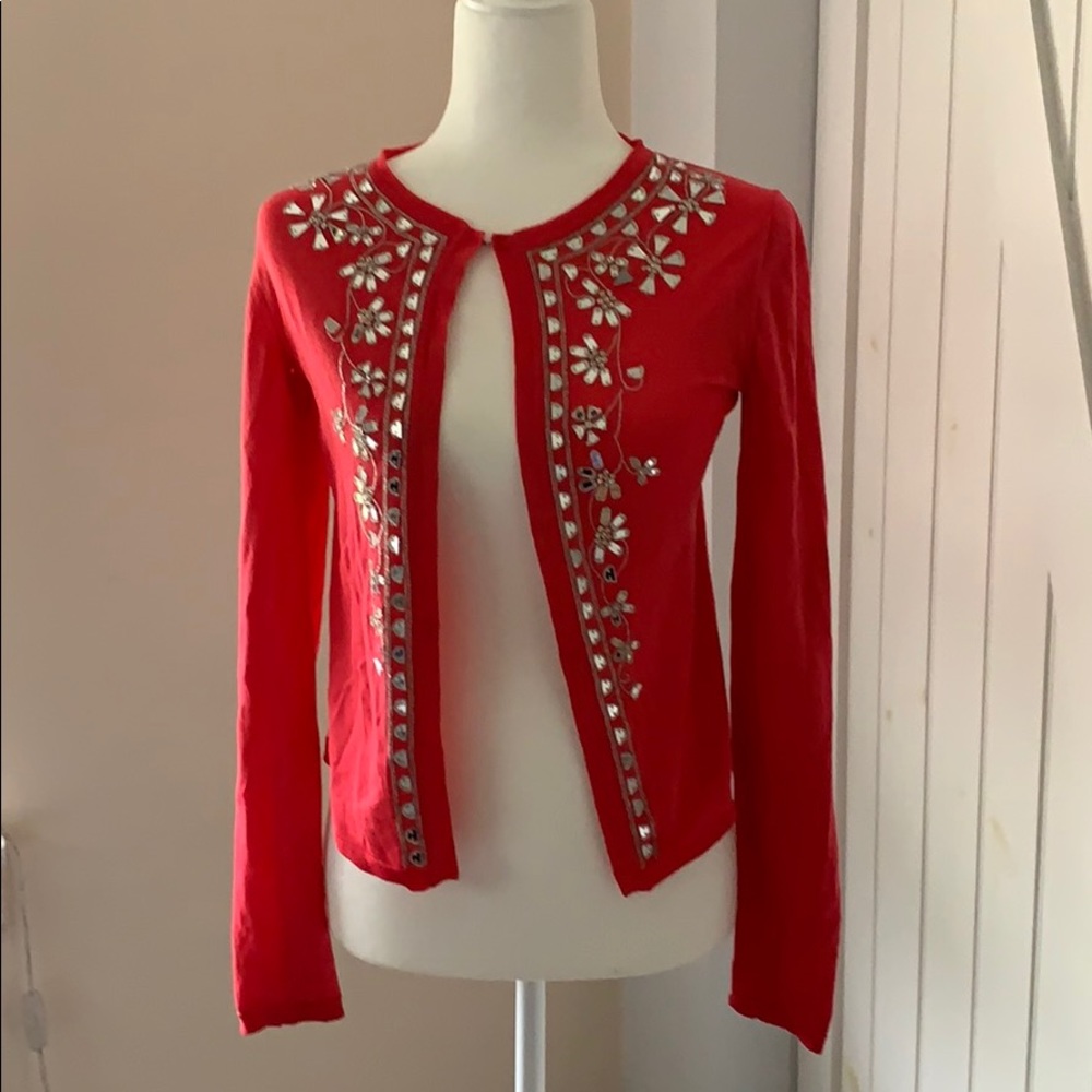 Emilio Pucci pink cardigan with sequins